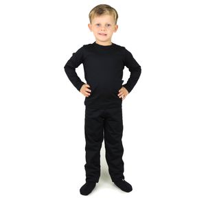 roupa termica infantil preta