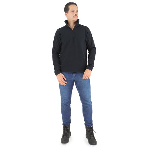 fleece masculino meio ziper