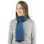 cachecol trico azul feminino