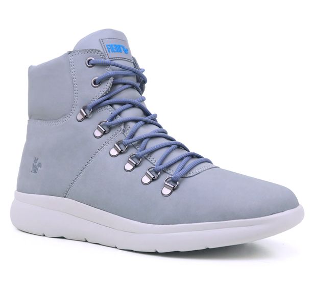 bota cinza masculina