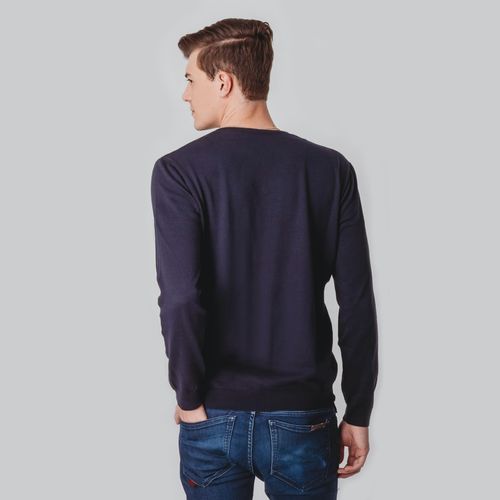 comprar online sueter trico azul marinho
