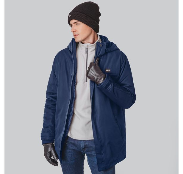 casaco termico power extreme masculino azul marinho para neve e frio extremo