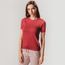 blusa manga curta de trico feminina vermelha