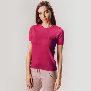 blusa-feminina-rosa-em-trico-manga-curta