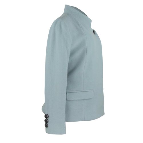 casaco curto montreal azul claro