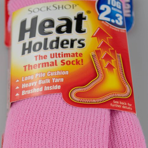 meia longa heat holders rosa claro 2.3 alto solamento termico