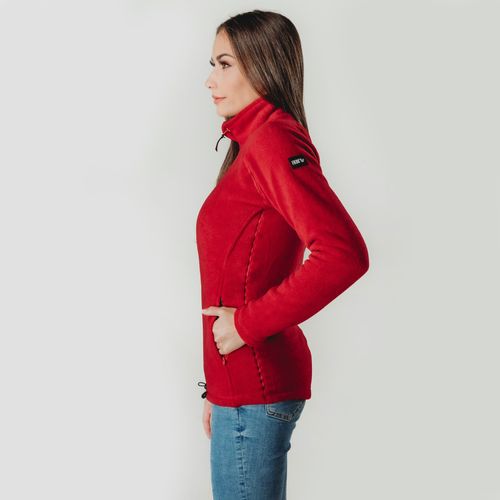 quero um casaco vermelho de fleece
