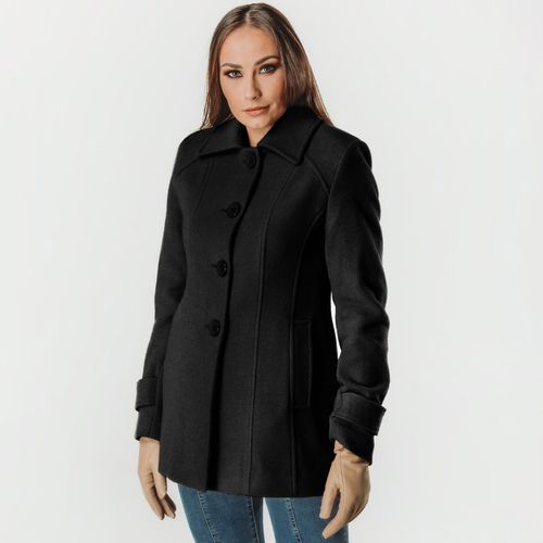 casaco feminino preto em la termico dakota