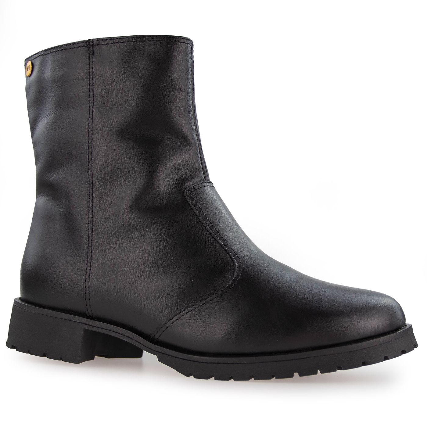 BOTA FEMININA LINHA NEVE FORRADA EM LÃ NATURAL RUKKA ZIPPER
