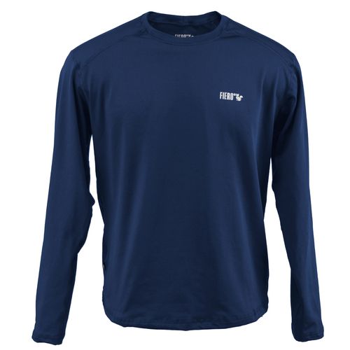 camiseta termica masculina azul para o inverno