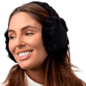 protetor de ouvidos feminino preto