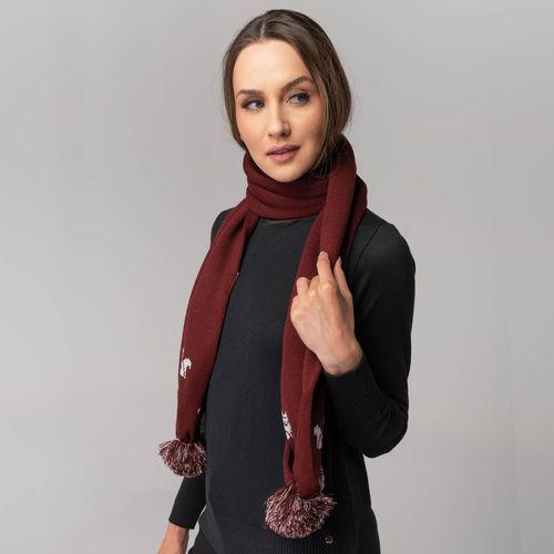 cachecol feminino para o inverno feito em trico nobre