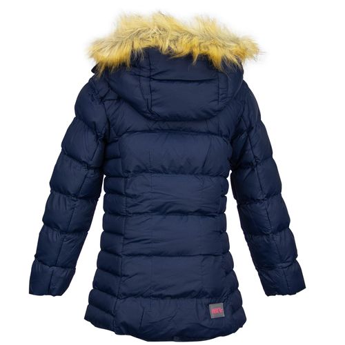 casaco puffer fiero infantil para viagens de inverno