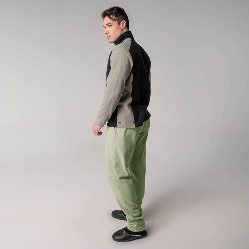 calca sense fleece masculina verde