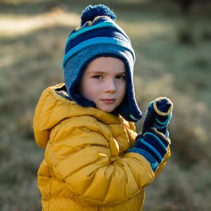 gorro e luva infantil termica para o frio intenso