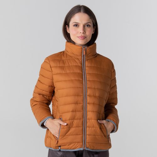 jaqueta feminina para o frio com alta compressibilidade