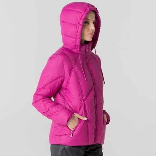 jaqueta fiero puffer para o frio rosa facil de lavar e secar