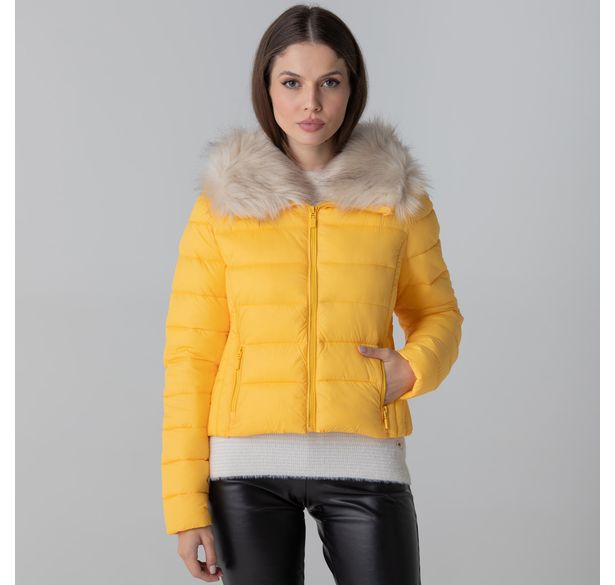 casaco feminino tech alpine amarelo