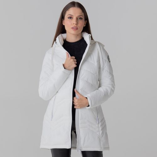 casaco feminino Soft Alpine Sestriere com capuz removivel