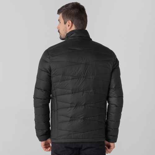 jaqueta masculina preta alta compressibilidade