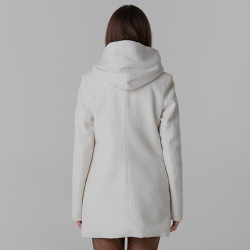 casaco feminino branco la batida forro thermo fleece