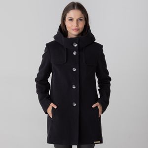 casaco em la feminino preto fiero nantes
