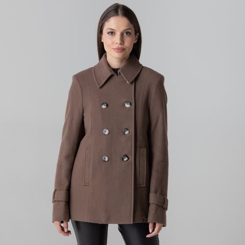 casaco feminino fiero castanho provenca