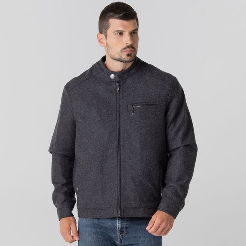jaqueta masculina premium de la cinza Lyon forro termico