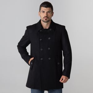 casaco termico masculino transpassado cannes