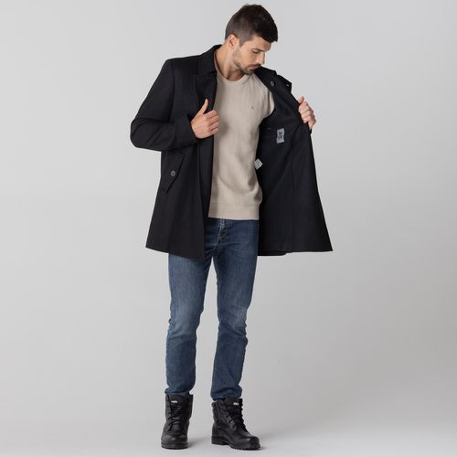 casaco masculino preto em la premium duravel e quente