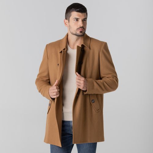 casaco masculino termico em la premium forro termico marrom