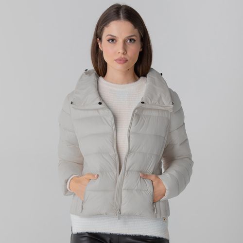 jaqueta elegante e leve para o frio com pelos