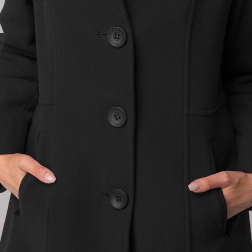 casaco feminino elegante luxuoso preto