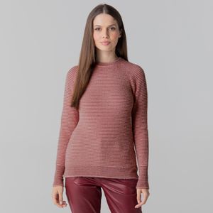 suéter feminino bordô peluciado