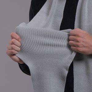 cachecol liso em tricô