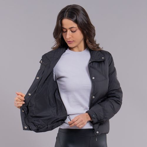 casaco feminino estilo bomber com penas e plumas