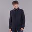casaco masculino preto em lã uruguaia para o frio extremo