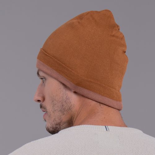 gorro tricô para o inverno caramelo