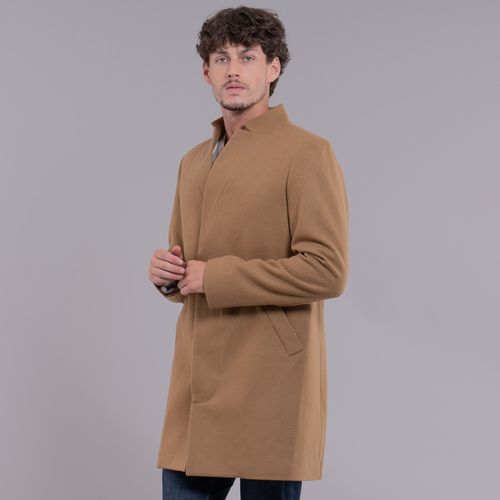 casaco lã batida masculino gola slim para frio