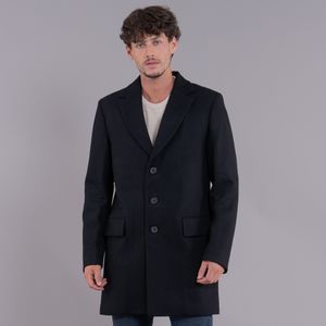 blazer masculino em lã preto Seiffen