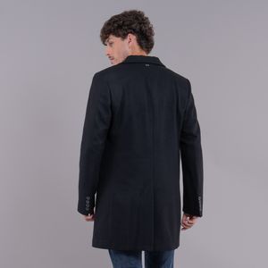 blazer masculino preto em lã