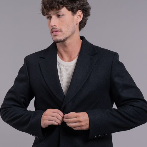 blazer masculino preto ideal para dias frios