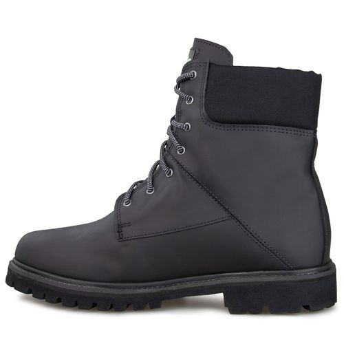 bota masculina Pioneer em couro impermeável preto