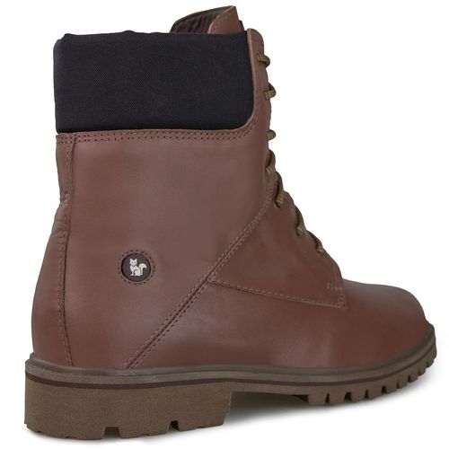 bota masculina couro marrom cordura para frio