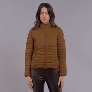 jaqueta 2 em 1 feminina puffer caqui