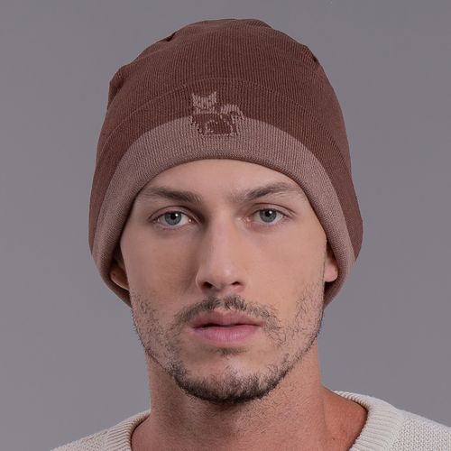 Gorro Bege em tricô Polar Fox