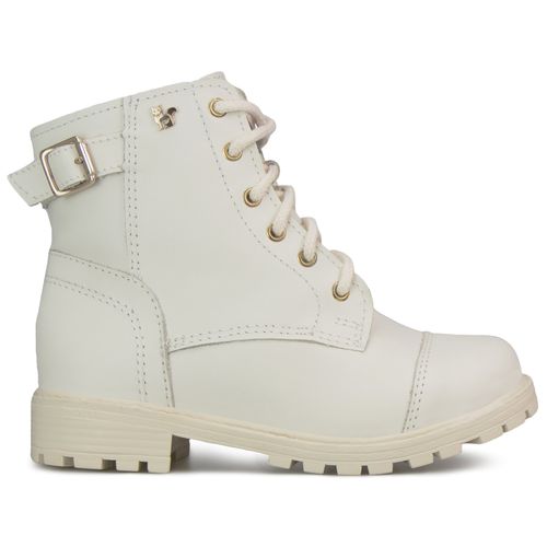 bota infantil coturno de couro Off White