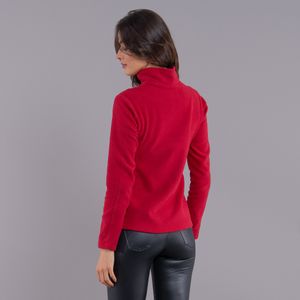 blusa para neve vermelha feminina fiero nuuk