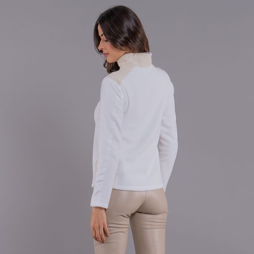 thermo fleece feminino branco bege