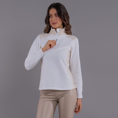 blusa térmica polar branco bege fiero